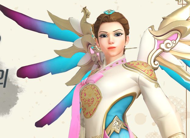 오버워치, 한국 팬 위한 단독 영상서 한복 테마 ‘설빔 메르시’ 신규 스킨 소개 오버워치, 한국 팬 위한 단독 영상서 한복 테마 ‘설빔 메르시’... 