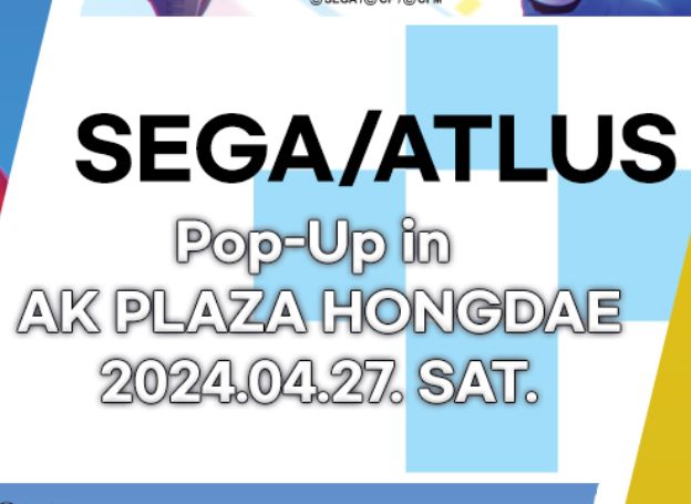 세가퍼블리싱코리아, 한국 최초 SEGA 공식 팝업 스토어 ‘SEGA/ATLUS POP UP in AK PLAZA HONGDAE’ 27일(일) 오픈