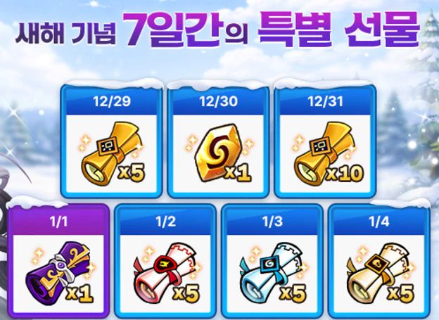 컴투스 인기 게임 ‘신년 맞이 이벤트’ 진행 중