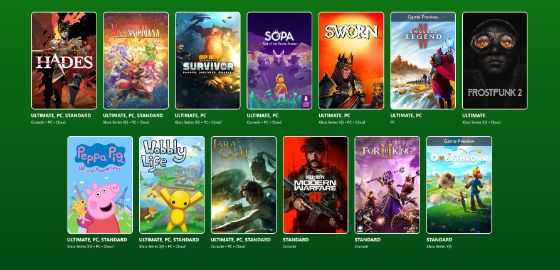 big image Xbox 게임패스, 9월 2차 추가 게임 목록